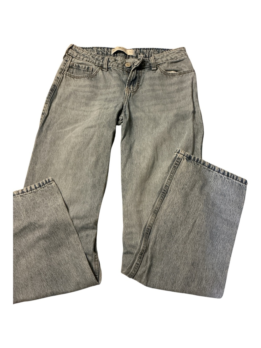 Women’s Straight-Leg Gray Jeans